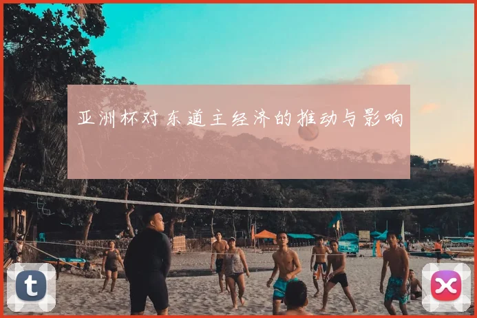 亚洲杯对东道主经济的推动与影响